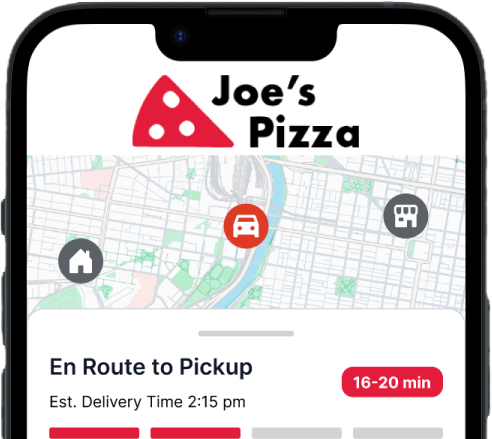 Live tracking for customers
